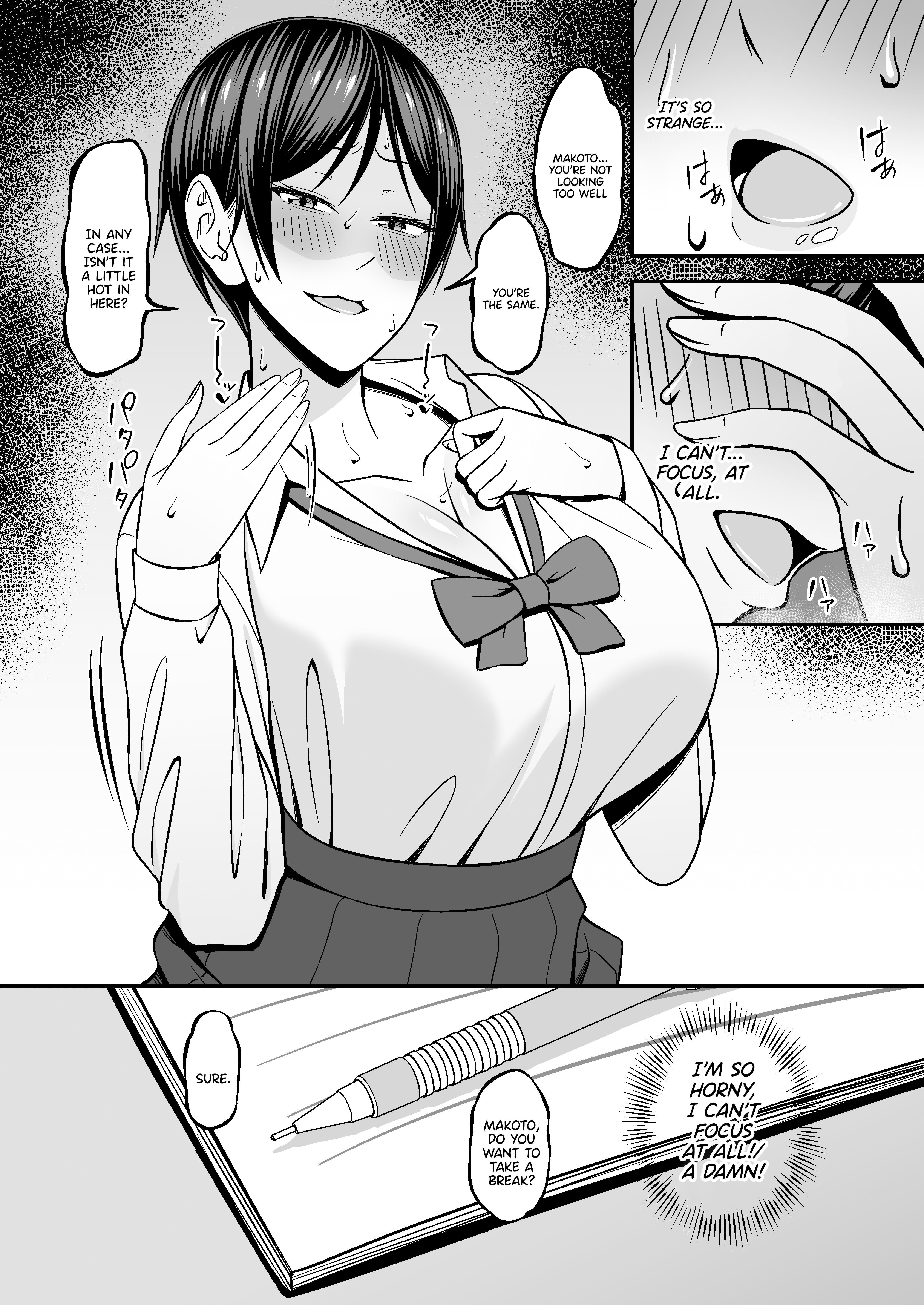 Hentai Manga Comic-I Want To Fuck My Busty, Boyish Childhood Friends!-Read-18